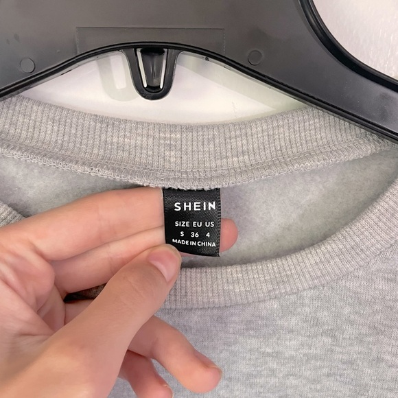 Grey American Flag Sweatshirt - Picture 3 of 4